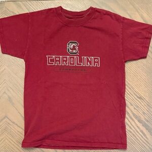 Hanes Kids Red Carolina Tee